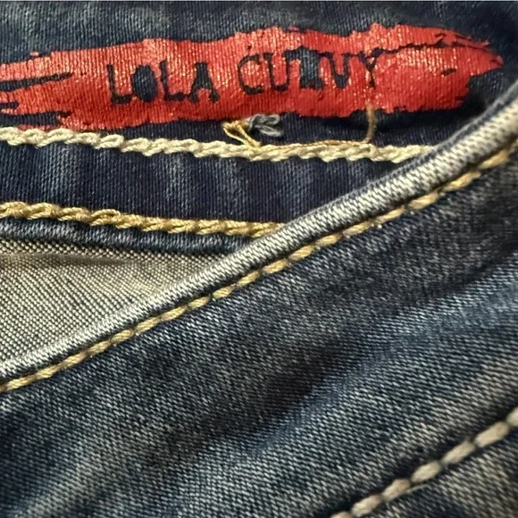 💙 HYDRAULIC Lola Curvy Low Rise Skinny Jeans 5/6 ✨ Embroidered Y2K Denim 💙 - Picture 8 of 13